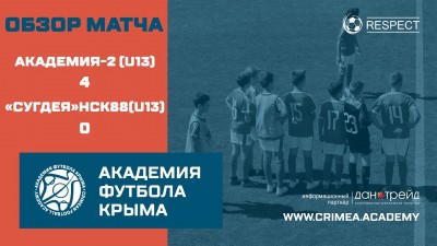 Обзор матча 1-го тура АФК-2(U13) – CШ "Сугдея" НСК88 (г Судак)