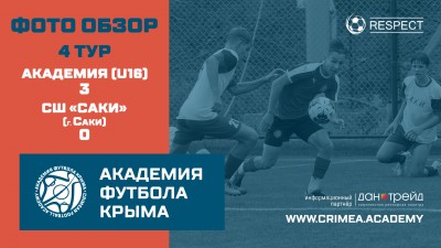 ДЮФЛК, 4 тур: АФК (U16) – СШ "Саки" – 3:0