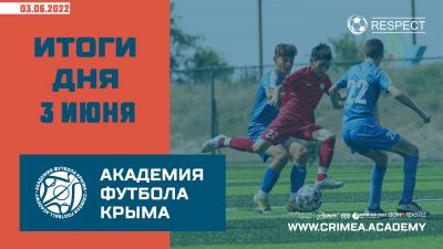 Футбольные итоги Академии 3 июня